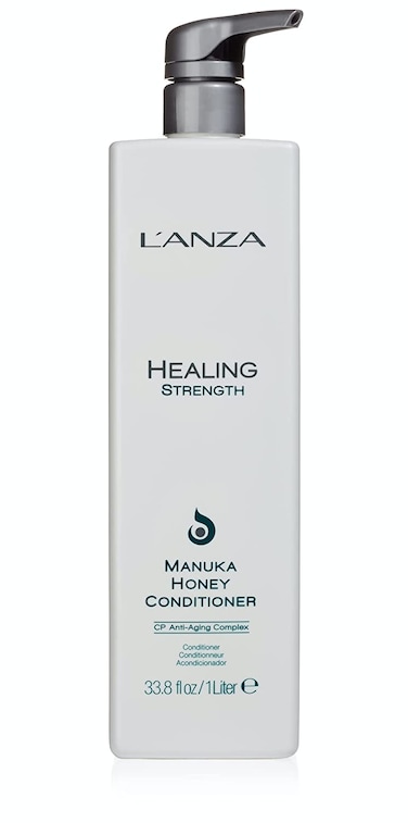 LANZA Healing Strength Manuka Honey Conditioner  Strengthens Protects and Restores Weak Fragile and Aged Hair Rich with Keratin Protein Healing Oils and Vitamin C