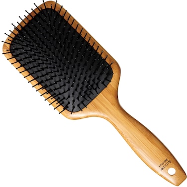Sam VillaSignature Series Bamboo Brush Wooden Paddle Brush For Hair Styling