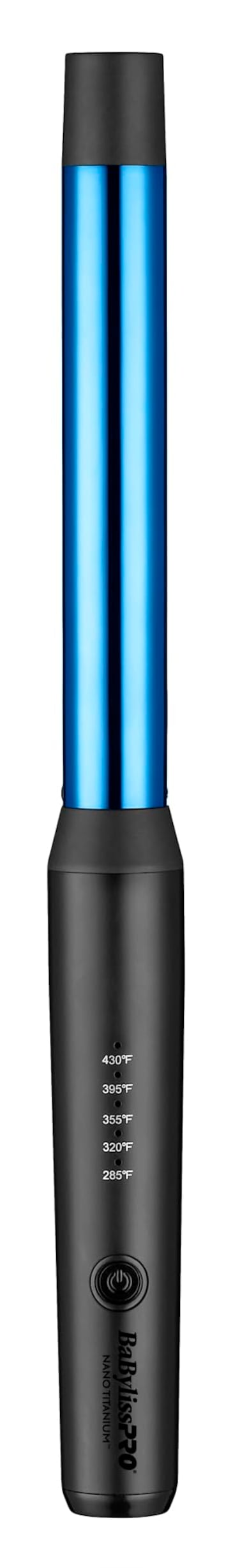 BaBylissPRONano Titanium Professional Curling Wand For All Hair Types Reaches 430 Degrees For Long Lasting Curls