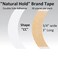 Tape Contour Shape CC Double Side Adhesive 36pcs