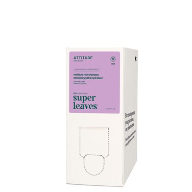 ATTITUDEMoisture Rich Hair Shampoo EWG Verified For Dry and Damaged Hair Naturally Derived Ingredients Vegan and Plant Based Quinoa and Jojoba Bulk Refill 676 Fl Oz