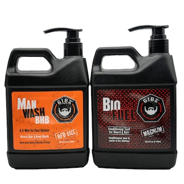 GIBS Grooming Man Wash Shampoo and Biofuel Conditioner 338 fl oz