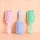 Wet Brush Go Green Thick Hair Paddle Detangling Brush Purple  UltraSoft IntelliFlex Bristles With AquaVent  Gently Loosens Knots While Minimizing Pain  Curly Coarse Long Wet  Dry Hair