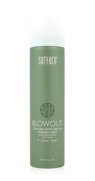 Surface Hair Blowout Hair Spray for Styling 4 oz  Flexible Finishing Spray with Babassu Oil and Maracuja Oil  Premium Thermal Spray for Women Men to Set Waves Curls