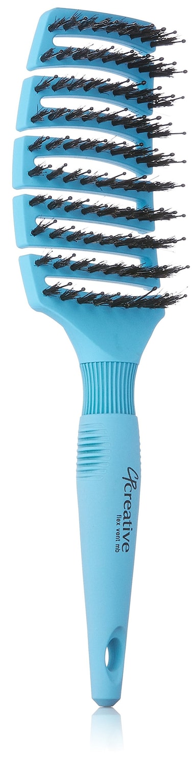 Creative Hair Brushes Boar  Pin Bristle Blue