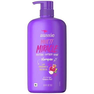 Aussie Multi Miracle Shampoo with Pomegranate  Shea Butter 338 fl oz