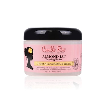 Camille RoseAlmond Jai Twisting Hair Styling Butter with Aloe and Honey to Soften Smooth and Moisturize for All Hair Types 8 oz