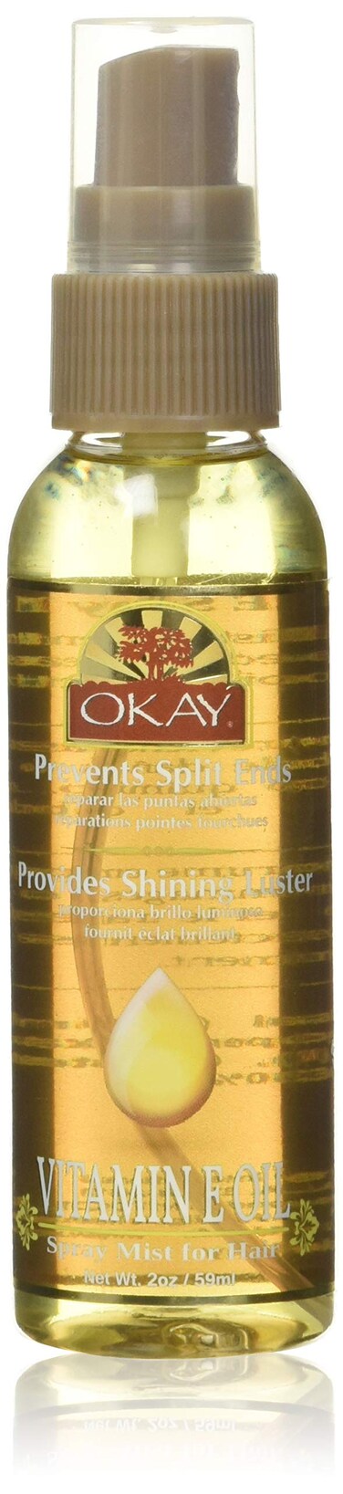 OkayMIST HAIR SPRAY with VITAMIN E OIL 2oz  59ml