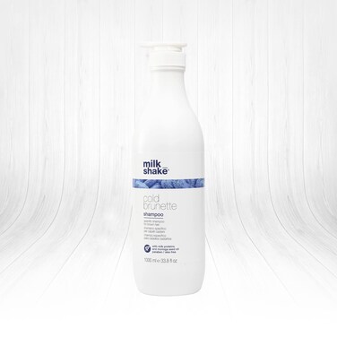 milk_shakeCold Brunette Blue Shampoo for Brunettes with Special Blue Pigments for Light Brown or Dark Blonde Hair SLES and Paraben Free  338 Fl Oz 1000 ml
