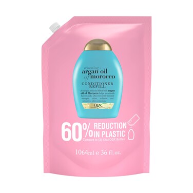 OGX Renewing  Argan Oil of Morocco Conditioner Refill Pouch for Strong HealthyLooking Hair 36 Fl Oz