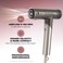 SharkSpeedStyle Pro Flex Professional Performance HighVelocity Hair Dryer System with Scalp Shield  IQ Speed Styling and Drying Suite Lightweight Ionic No Heat Damage Mocha Silver HD542