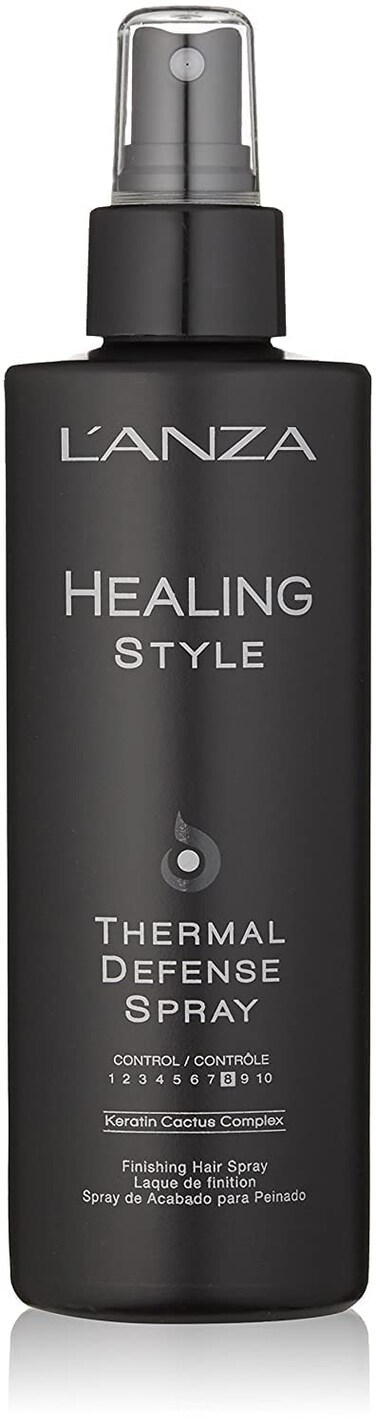 LANZA Healing Style Thermal Defense Spray with Strong Hold Effect  Eliminates Frizz Detangles and Boosts Hairs Shine With UV and Heat Protection to prevent sun and styling damage 68 Fl Oz