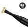 HOT TOOLSBlack Gold Spiral Curling Wand  Creates Defined Waves and Curls 34 in