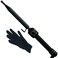 HOT TOOLSBlack Gold Spiral Curling Wand  Creates Defined Waves and Curls 34 in