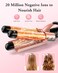 BESTOPE PRO5 in 1 Curling Wand Set Curling Iron Set with 5 Interchangeable Barrels Included A Thermal Brush