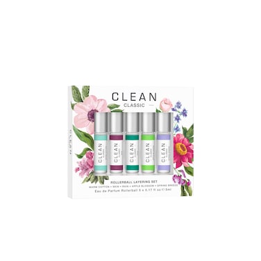 CLEANEau de Parfum Rollerball Fragrance Gift Set Light Layerable Fragrance Vegan PhthalateFree  ParabenFree Travel Size