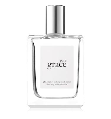 philosophy pure grace eau de toilette  crisp  clean womens perfume  with notes of water lily leafy greens  musk  luxury perfume for women  long lasting fragrance