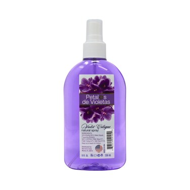 YOLY Petalos de Violetas Traditional Violet Cologne Long Lasting For Babies and Adults 8 Fl OzPack of 1