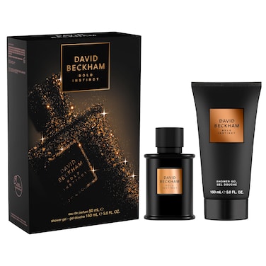 David Beckham Bold Instinct Eau de Parfum and Shower Gel Gift Set for Men Woody Aromatic Fragrance 16oz 5oz