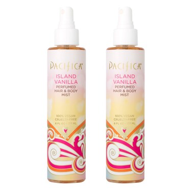 Pacifica Beauty Island Vanilla All Natural Hair and Body Mist Spray 100 Vegan Cruelty  Phthalate  ParabenFree Clean Fragrance 12 Fl Oz Pack of 2