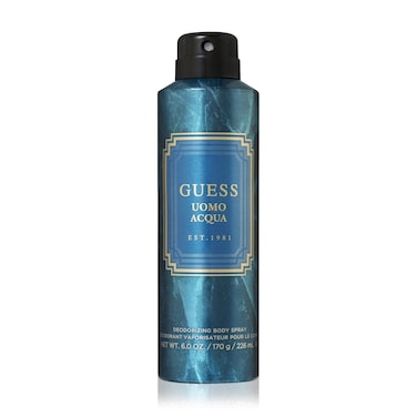 GUESS Uomo Acqua Deodorizing Body Spray For Men 60 Oz