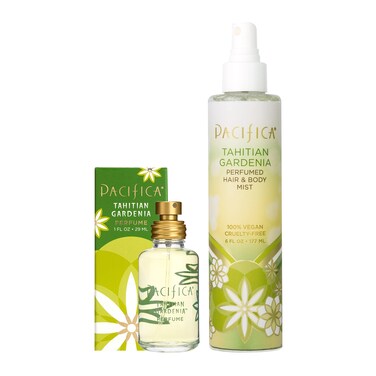 Pacifica Beauty Tahitian Gardenia Spray Perfume  Hair and Body Mist Set Fragrances Jasmine and Citrus Floral Perfume Fragrance Mist Parfum Clean Perfume Vegan 6 fl oz and 1 fl oz Set of 2