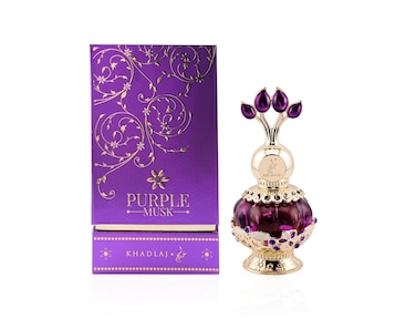 Khadlaj Purple Musk Concentrated Perfume Oil for Women 20 ml  07 Ounce