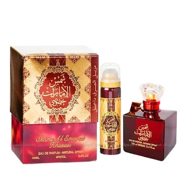 Ard al ZaafaranAl Emarat Khususi for Unisex 2Pc Set 34 Ounce Edp Spr  16 Ounce Deo Spr