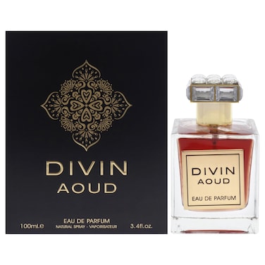 Fragrance World Divin Aoud for Unisex  34 oz EDP Spray