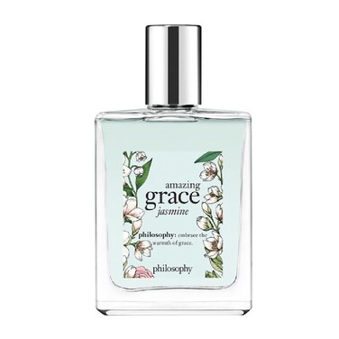 philosophyamazing grace jasmine eau de toilette  alluring  sensual womens perfume  with notes of jasmine bergamot  musk  luxury perfume for women  long lasting fragrance  2 fl oz