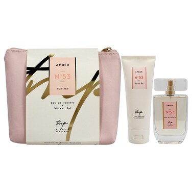 Amber N53 for Women  2 Pc Gift Set 17oz EDT Spray 34oz Shower Gel