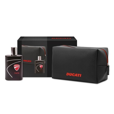 Ducati1926 Aromatic Fougere Cologne for Men  Body Spray with Notes of Bergamot Cedar  Lasting Fragrance for Men with Pouch  2 pc Gift Set