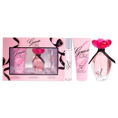 GUESSGirl for Women  3 Pc Gift Set 34oz EDT Spray 05oz EDT Spray 67oz Body Lotion