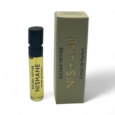 NishaneSultan Vetiver Extrait De Parfum Spray Vial On Card
