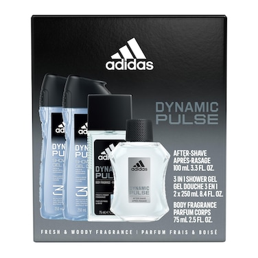 adidasDynamic Pulse Fresh  Woody Fragrance Set 37952 Ounce