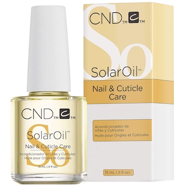 CND SolarOil Cuticle Oil Natural Blend Of Jojoba Vitamin E Rice Bran and Sweet Almond Oils Moisturizes and Conditions Skin