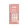 KISSBare but Better Press On Nails Nail glue included Nude Drama Nude Long Size Coffin Shape Includes 28 fake nails pink gel nail glue net wt 2g  7 oz mini file and manicure stick