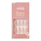 KISSBare but Better Press On Nails Nail glue included Nude Drama Nude Long Size Coffin Shape Includes 28 fake nails pink gel nail glue net wt 2g  7 oz mini file and manicure stick
