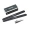 TweezermanBlack Manicure Kit Includes Nail Clipper Nail Buffer Block and 2 Nail Files