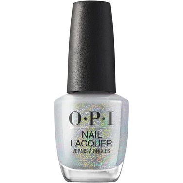 OPI Nail Lacquer Nail Polish  Opaque Light White  Gray Shimmer Chip Resistant Nail Polish  Vegan Fast Drying Streak Free