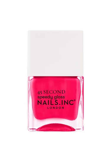 NailsINC 45 Second Speedy Gloss Nail Polish Quick Drying and Long Lasting Nail Color Formulated to Strengthen Nails and Extend Wear Time Cruelty Free Vegan No Bad Days in Nottinghill