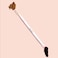wet n wildEyebrow and Liner Brush DualEnded Angled Bristles with Ergonomic Handle for Comfortable Precision Control