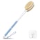 Bath Brush Long Handle for Shower Back Scrubber for Shower NonSlip Long Handled Shower Back Brush Shower Brush for Cleaning Body Exfoliate Blue