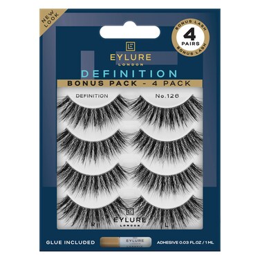 EylureDramatic Definition No 126 Eyelashes Multipack 4 Pairs