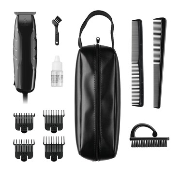 Andis30285 Headliner 2 11Piece Hair Cutting Trimmer Kit Carbon Steel TBlade Corded Electric Black