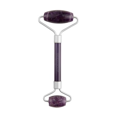 EcoTools Amethyst Facial Roller Real Stone Face Roller  Massager Skincare  Sculpting Tool Reduces Puffiness  Dark Circles EcoFriendly Beauty Tool Vegan  CrueltyFree 1 Count