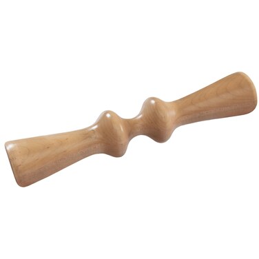 Earthlite Wooden Massage Back Roller  Deep Therapeutic Massage Tool Back Pain Relief  Trigger Point Release 15
