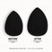 ForPro Professional CollectionExpert Beauty Sponge Blender Premium Makeup Sponge LatexFree 100 Vegan  CrueltyFree Black