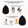 ForPro Professional CollectionExpert Beauty Sponge Blender Premium Makeup Sponge LatexFree 100 Vegan  CrueltyFree Black