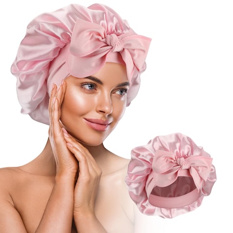 Ubuy Silk Hair Wrap For Sleeping Pretty Hair Bonnets Buy Silk
